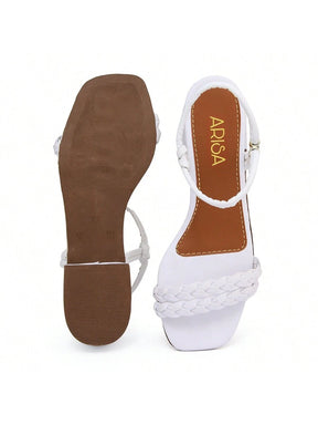 Sandália Salto Bloco Médio Baixo 4,5 Cm Confortável Para Dia A Dia Versátil Lançamento