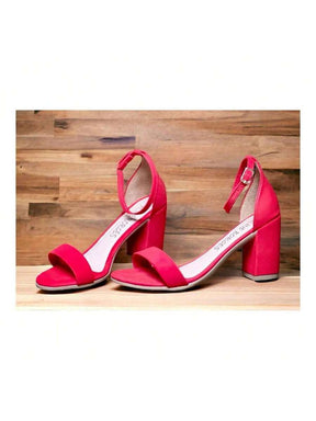 Helena Sandália Preto Nobuk Salto Alto Elegante