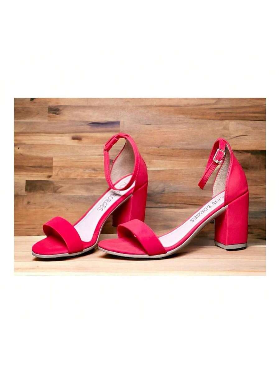 Helena Sandália Preto Nobuk Salto Alto Elegante