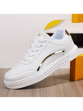 Tenis Feminino Casual Branco Sapatenis Force Confortável Leve e Macio