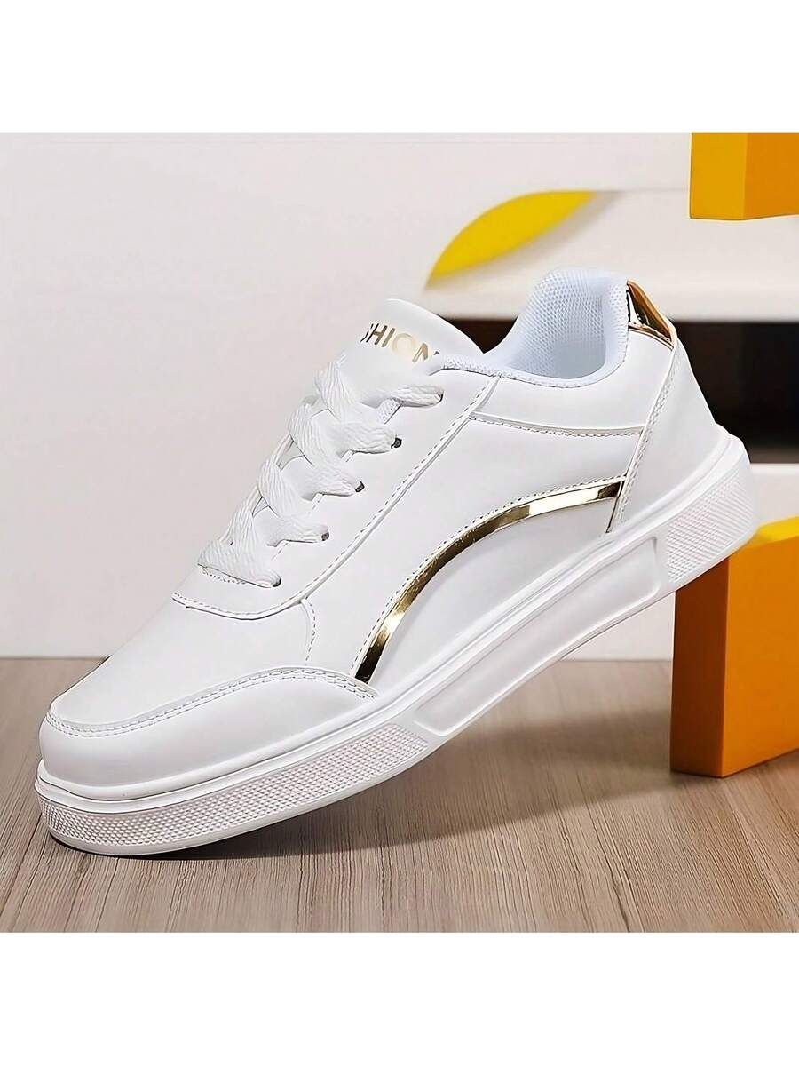 Tenis Feminino Casual Branco Sapatenis Force Confortável Leve e Macio