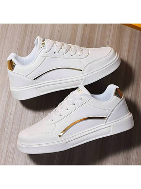 Tenis Feminino Casual Branco Sapatenis Force Confortável Leve e Macio
