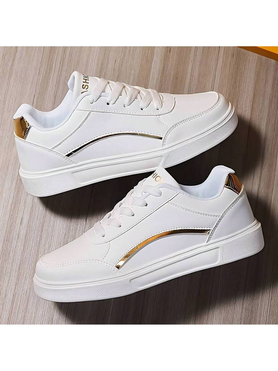 Tenis Feminino Casual Branco Sapatenis Force Confortável Leve e Macio