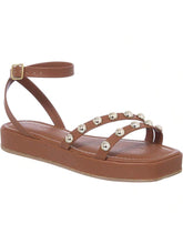 Sandália Feminina Flatform Rasteira Delicada Moda Conforto Macio Leve Brilho Sofiolí