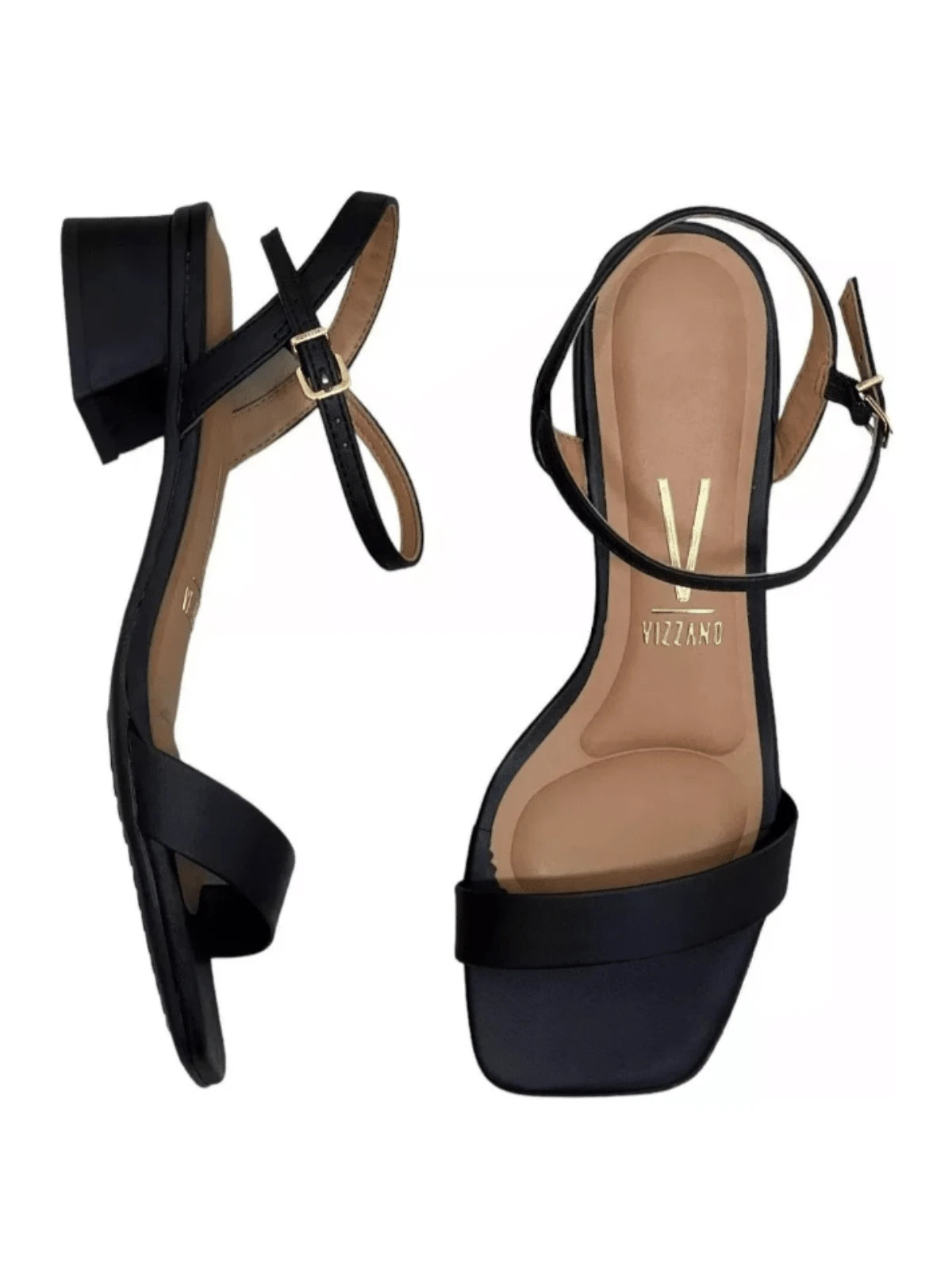 Maya Sandália Café Salto Grosso Confortável