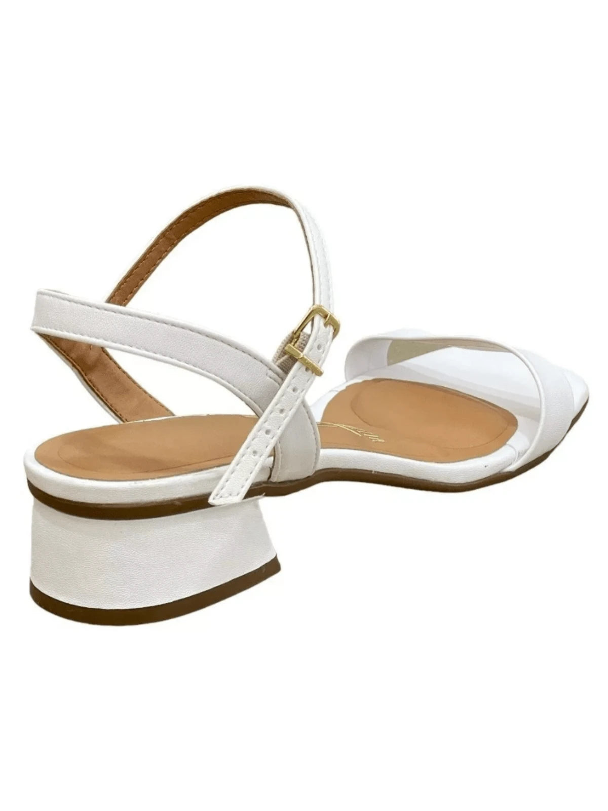 Sandália Vizzano Preto Salto Grosso Baixo Confortável