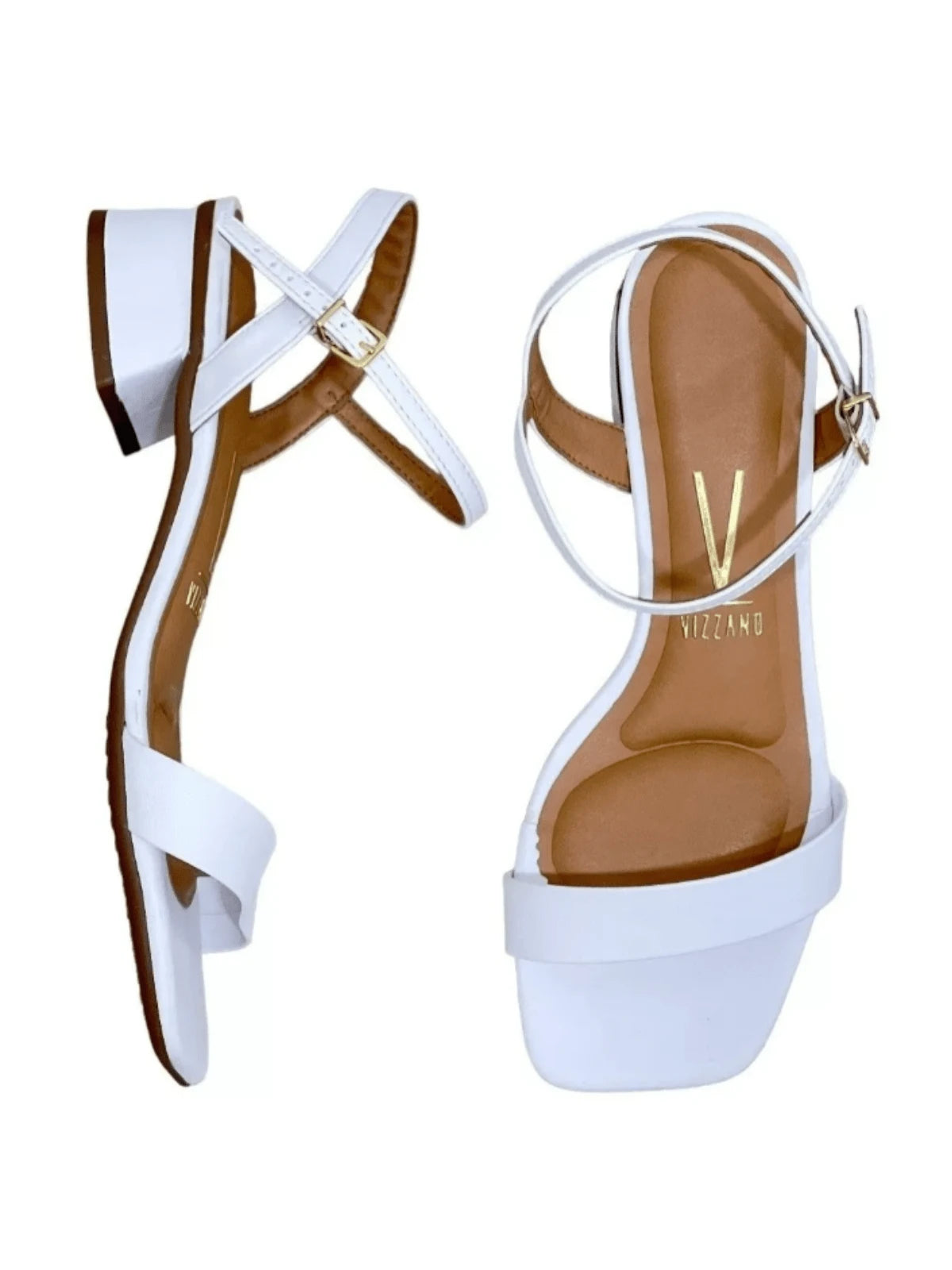 Sandália Vizzano Preto Salto Grosso Baixo Confortável