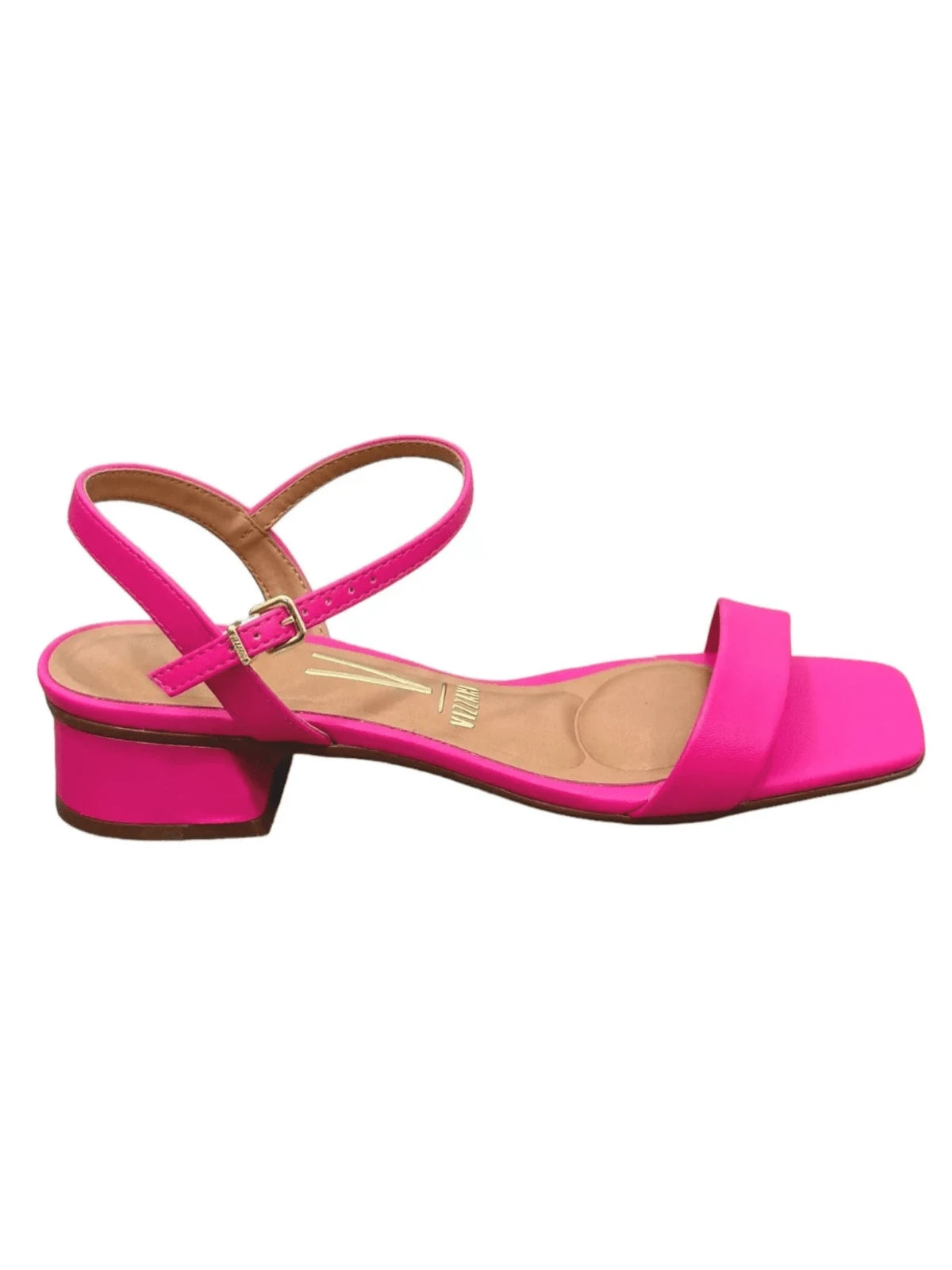 Maya Sandália Café Salto Grosso Confortável