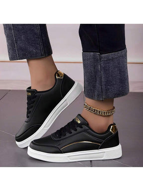 Tenis Feminino Casual Branco Sapatenis Force Confortável Leve e Macio