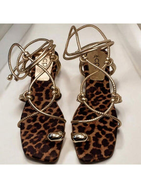 Sandália Rasteira de Amarração Divina Numeração do 34 até 42