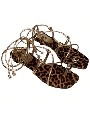 Sandália Rasteira de Amarração Divina Numeração do 34 até 42