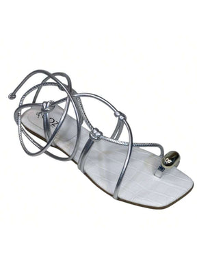 Sandália Rasteira de Amarração Divina Numeração do 34 até 42