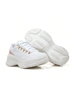 Tênis Feminino Chunky Sneakers Metalizado