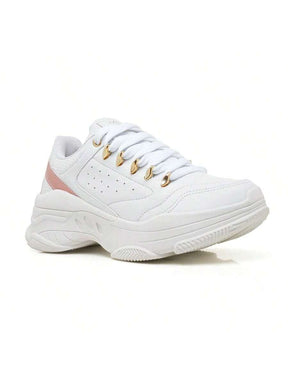 Tênis Feminino Chunky Sneakers Metalizado