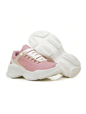 Tênis Feminino Chunky Sneakers Metalizado