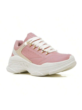 Tênis Feminino Chunky Sneakers Metalizado