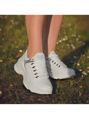 Tênis Feminino Chunky Sneakers Metalizado