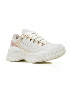 Tênis Feminino Chunky Sneakers Metalizado