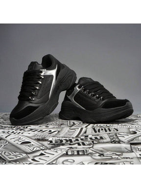 Tênis Feminino Chunky Sneakers Metalizado