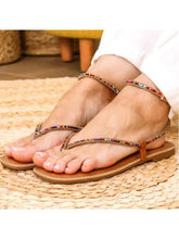 Sandalia Rasteirinha Stras Cor MARAVILHOSA 011    Elegante Festa Sexy Festa  Férias Bohemian Fofo Brilhante Amarrar