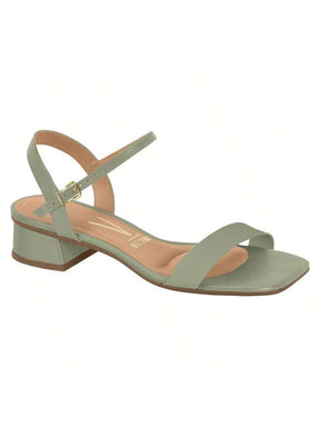 Sandália Vizzano Preto Salto Grosso Baixo Confortável