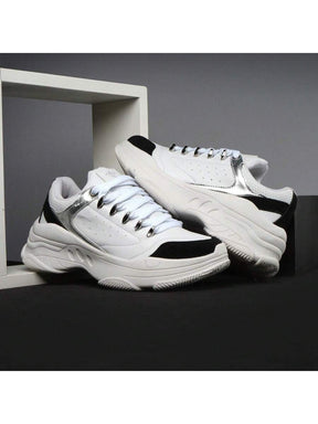 Tênis Feminino Chunky Sneakers Metalizado