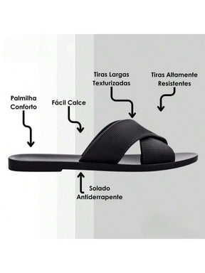 Sandália Slide Feminina Lover Original Confortável Leve Casual Moderna