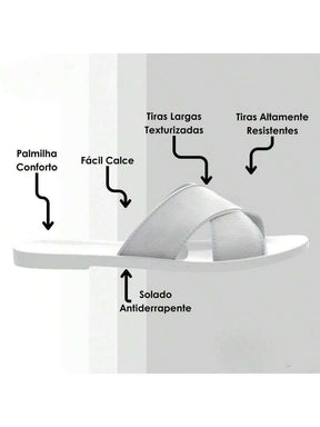 Sandália Slide Feminina Lover Original Confortável Leve Casual Moderna