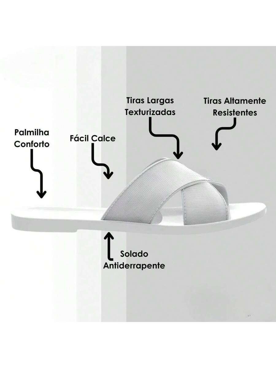 Sandália Slide Feminina Lover Original Confortável Leve Casual Moderna