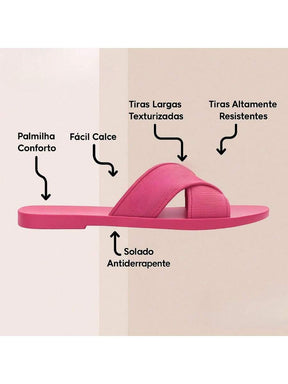 Sandália Slide Feminina Lover Original Confortável Leve Casual Moderna