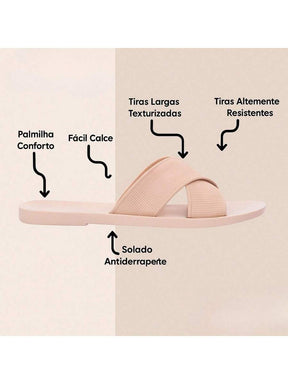 Sandália Slide Feminina Lover Original Confortável Leve Casual Moderna