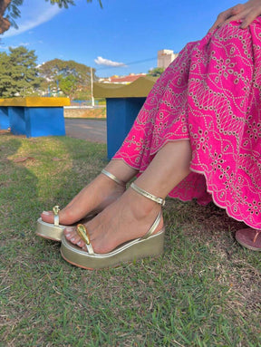 Sandália Feminina Confortável Salto Alto Anabela Plataforma Flat Confortável Feminino  Salto alto    Maravilhoso  Festa  Sexy  Casamento  elegante  Elegante    ABS    Casamento  Festa