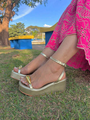 Sandália Feminina Confortável Salto Alto Anabela Plataforma Flat Confortável Feminino  Salto alto    Maravilhoso  Festa  Sexy  Casamento  elegante  Elegante    ABS    Casamento  Festa