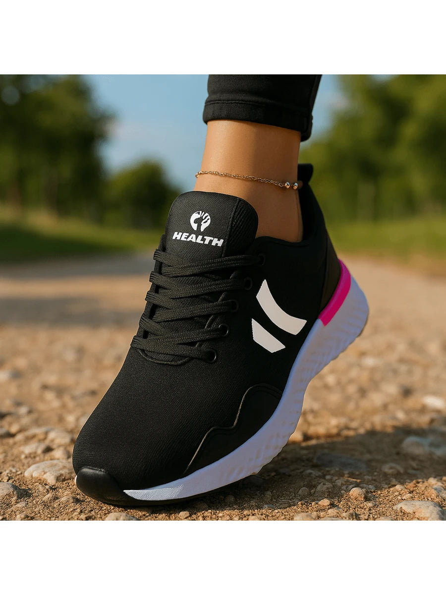 tenis feminino caminhada corrida esportivo