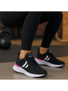 tenis feminino caminhada corrida esportivo