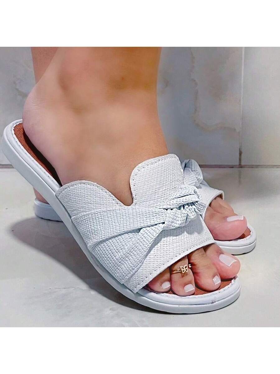 Sanadália Feminina Rasteirinha Plana LAURA Rasteira Confortável Fácil de calçar