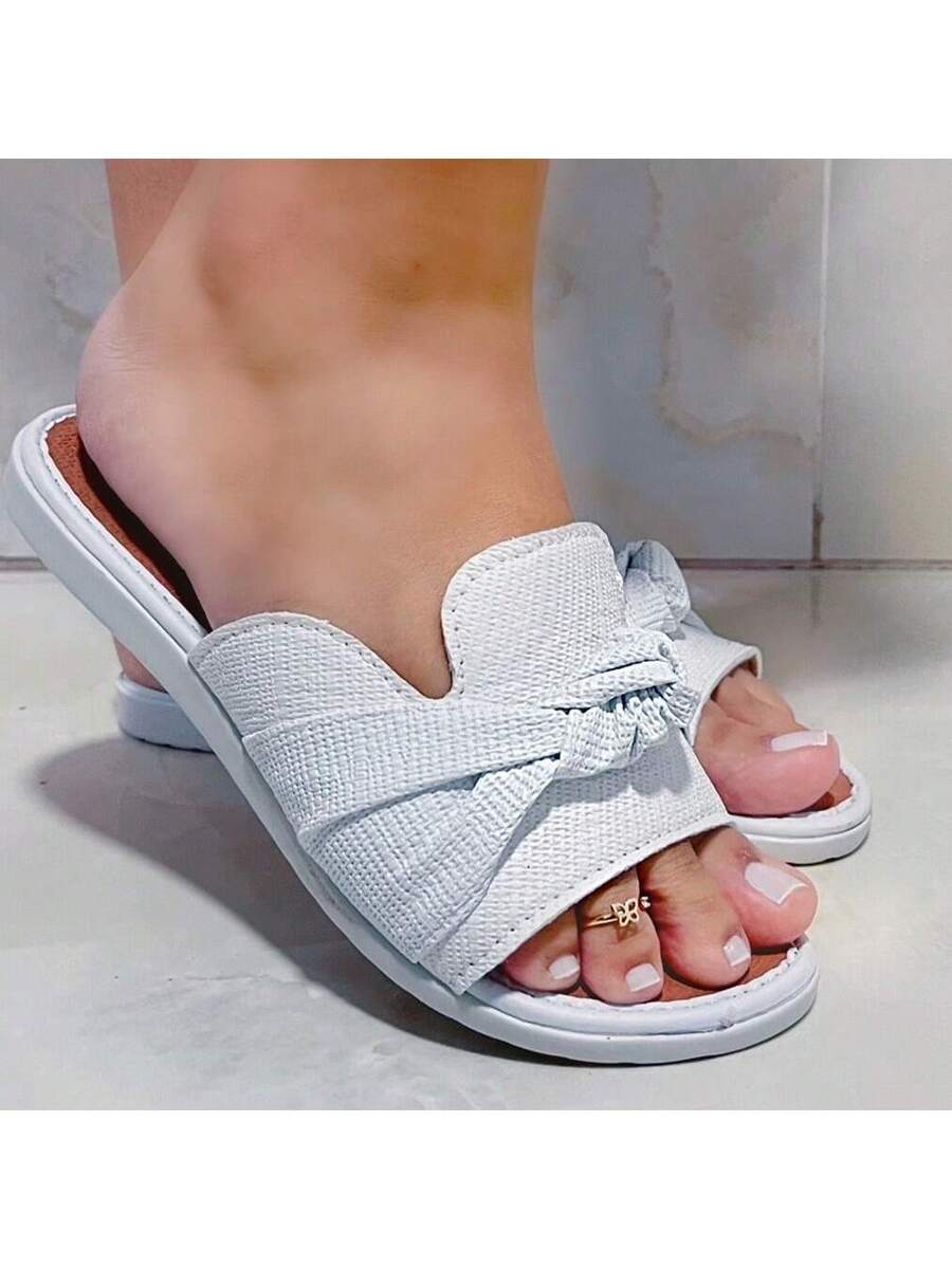 Sanadália Feminina Rasteirinha Plana LAURA Rasteira Confortável Fácil de calçar