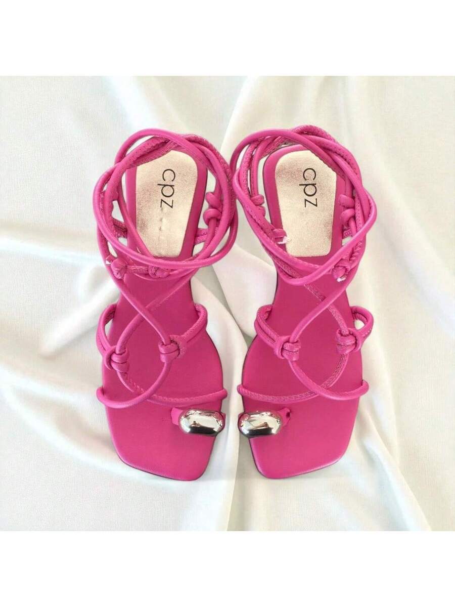 Sandália Rasteira de Amarração Divina Numeração do 34 até 42