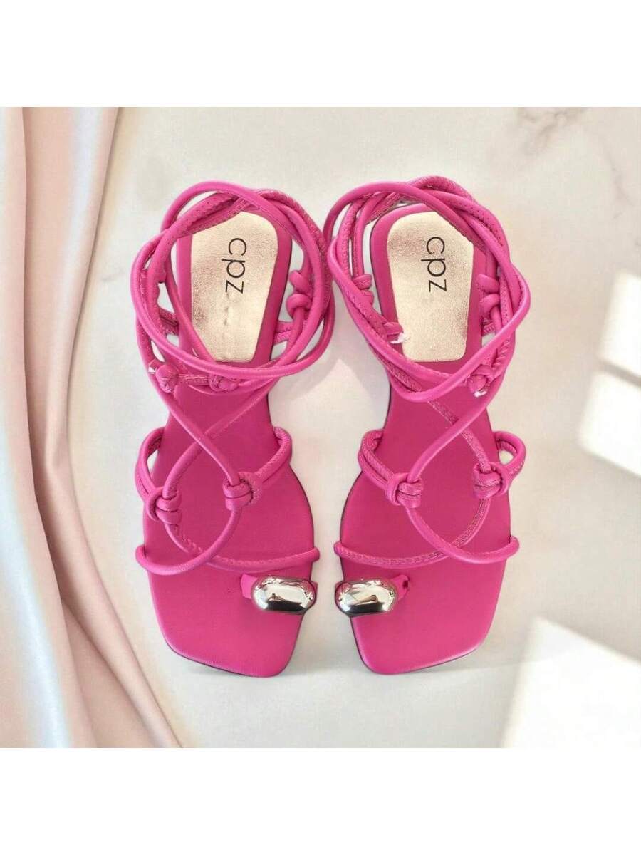 Sandália Rasteira de Amarração Divina Numeração do 34 até 42