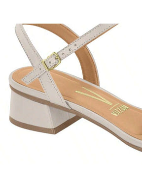 Sandalia Vizzano Feminina Salto Baixo Grosso Leve Macia e Confortável