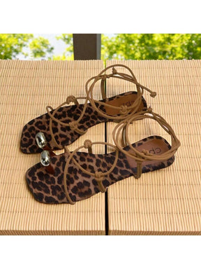 Sandália Rasteira de Amarração Divina Numeração do 34 até 42