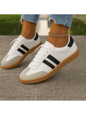 Tênis Feminino Causal Look Jovem Estilo Retrô – Moda Urbana e Descolada 2025 Tênis street colorido