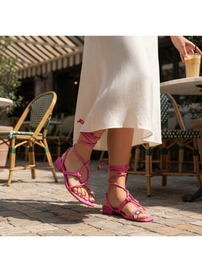 Sandália Rasteira de Amarração Divina Numeração do 34 até 42