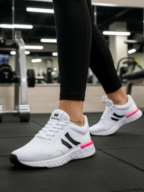 tenis feminino caminhada corrida esportivo