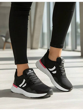 tenis feminino caminhada corrida esportivo