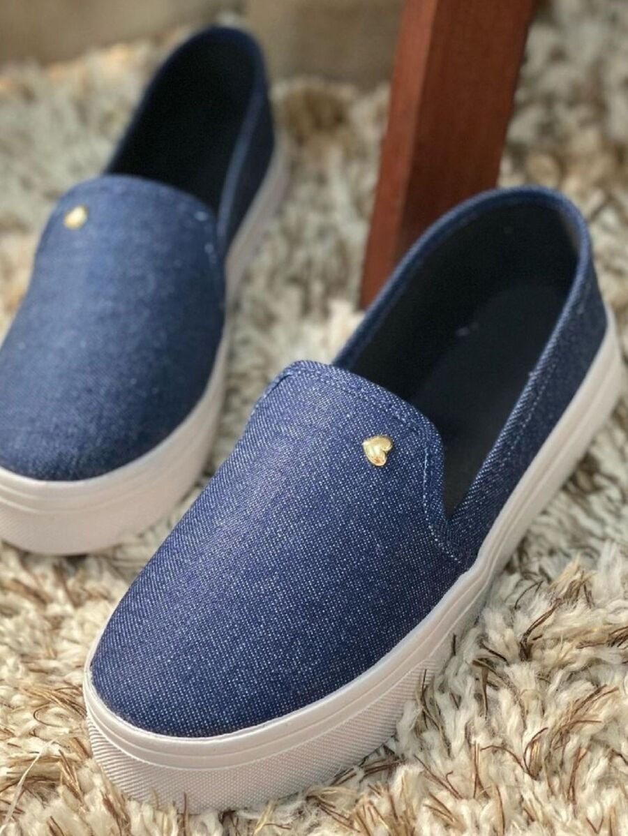 Tênis Slip On Feminino Iate Casual fácil Super Confortavel e Leve LANCAMENTO